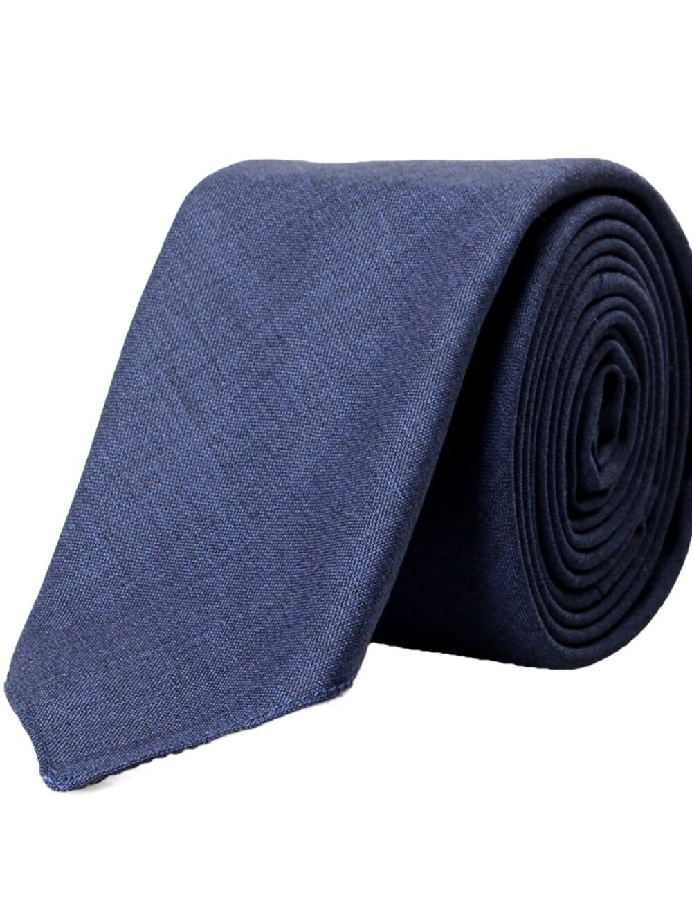 Hugo Boss Men's "Tie 6 cm soft" Blue 100% Wool Tie